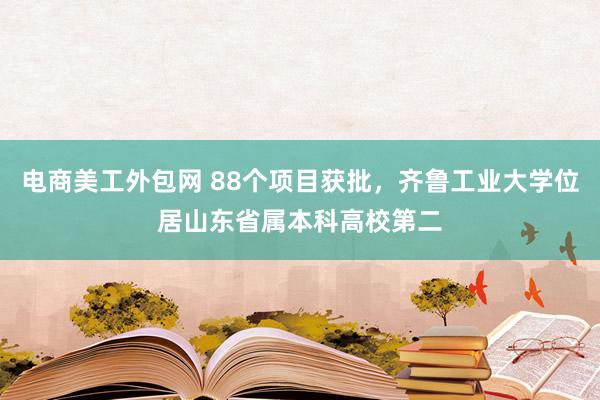 电商美工外包网 88个项目获批，齐鲁工业大学位居山东省属本科高校第二